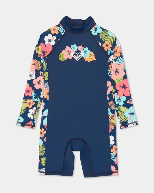 Image of Accessories. Productname: roxy Girls 2-7 Morning Flowers Springsuit Mood Indigo Morning Flowers Tw - in Mood Indigo Morning Flowers Tw colour by brand - Roxy