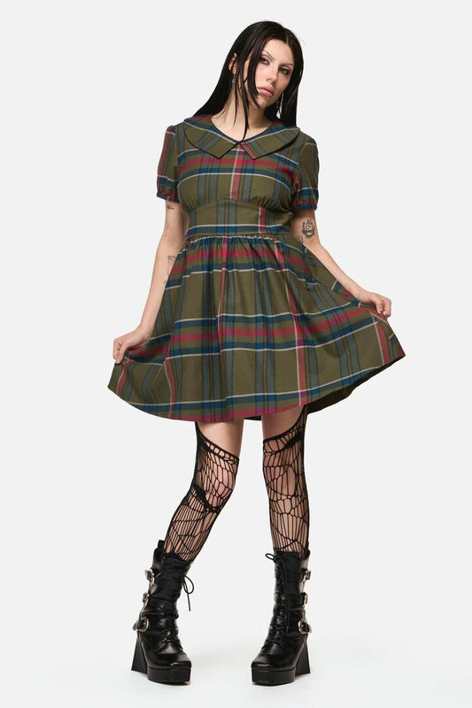 Image of Dresses. Productname: Harbinger Goth Mini Dress in Multi colour by brand - Black Friday