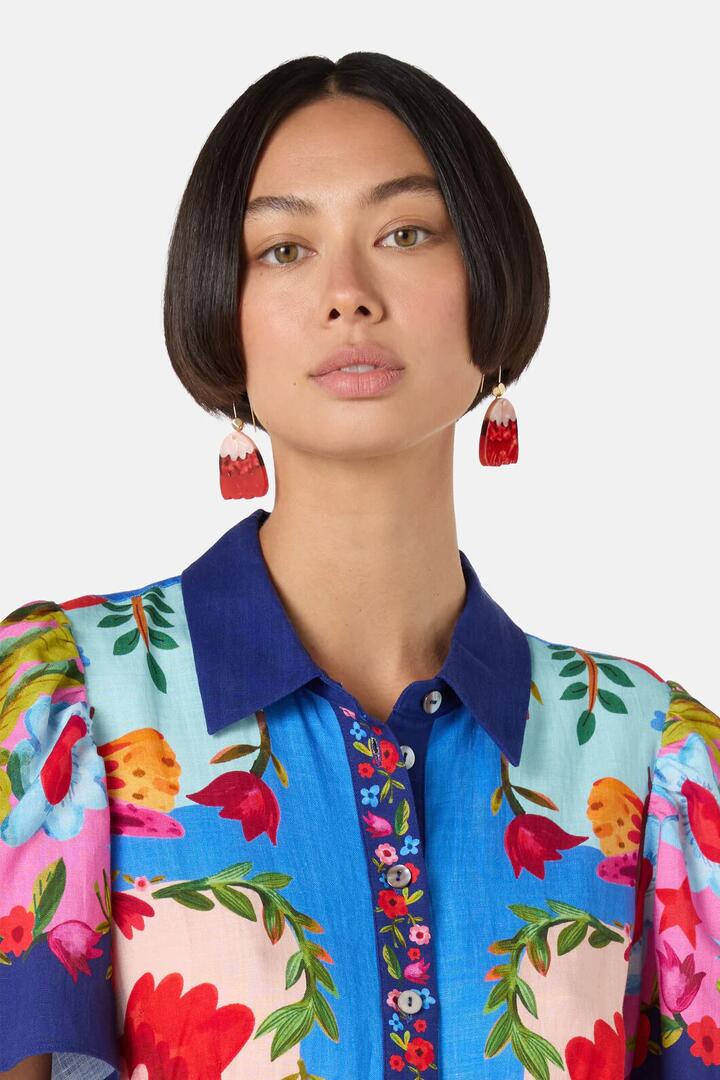 Image of Earrings. Productname: Little Bloom Earrings in Multi colour by brand - Gorman