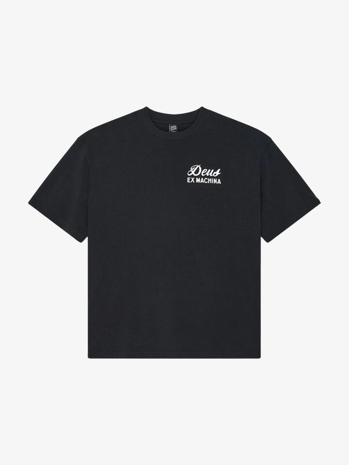 Image of T-Shirts. Productname: Deus Seoul Sign Tee in Black colour by brand - Deus