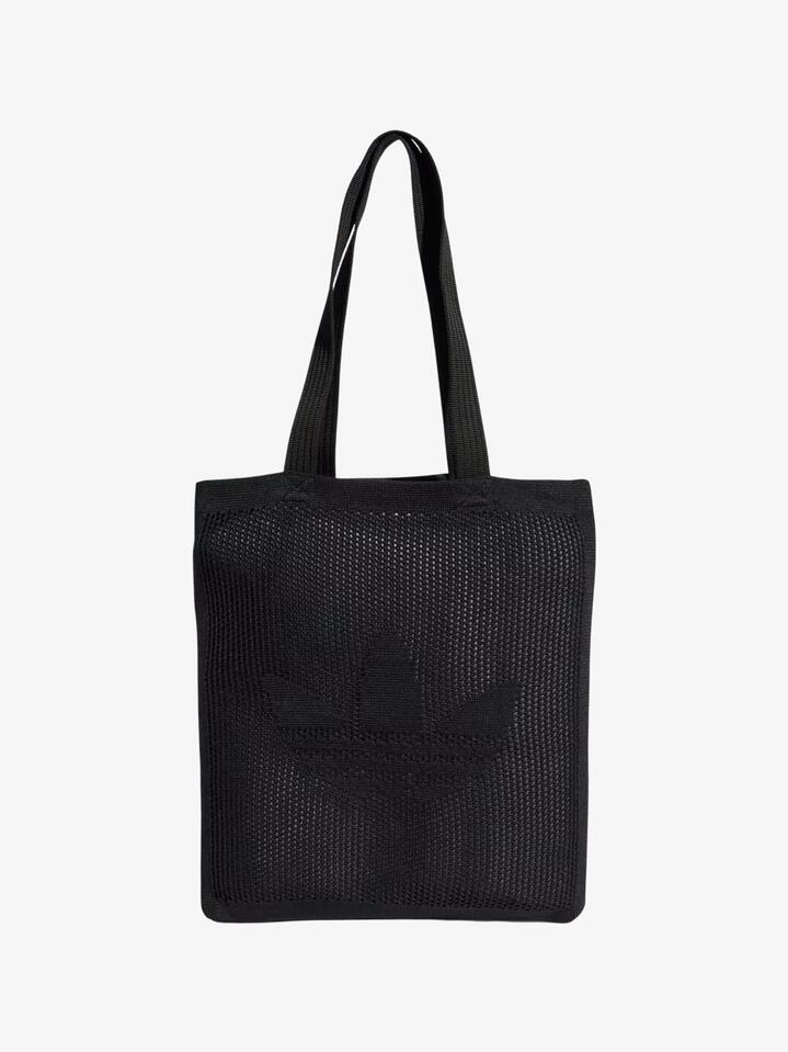 Image of Bags. Productname: Adidas Crochet Tote Bag ONE SIZE Black in Black colour by brand - Adidas