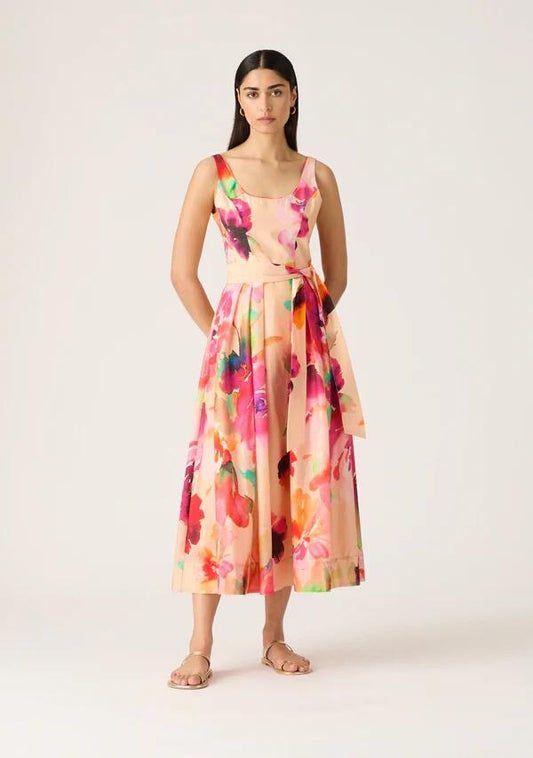 Image of Dresses. Productname: Stella Midi Dress in Stella Print colour by brand - MOS The Label