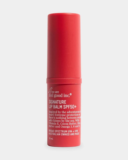 Image of Accessories. Productname: We Are Feel Good Inc Signature Lip Balm Spf50+ 10Ml Sunscreen Natural - in Natural colour by brand - We Are Feel Good Inc