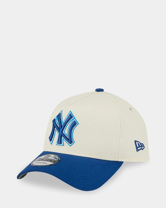 Image of Hats. Product name - New Era 9Forty New York Yankees Cap White in White colour by brand - New Era