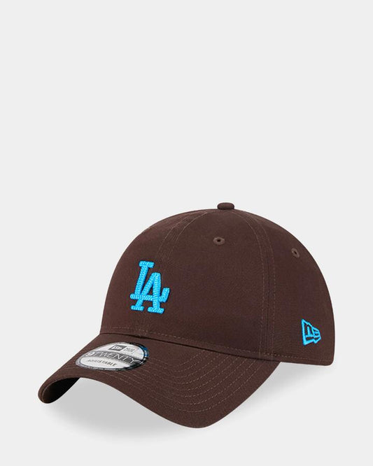 Image of Hats. Product name - New Era 9Twenty Los Angeles Dodgers Cap Dark Brown in Dark Brown colour by brand - New Era