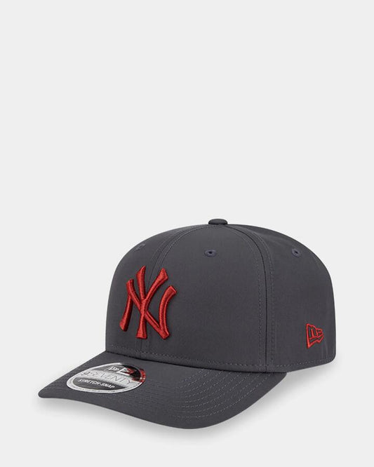 Image of Hats. Product name - New Era 9Seventy Stretch-Snap New York Yankees Cap Grey in Grey colour by brand - New Era
