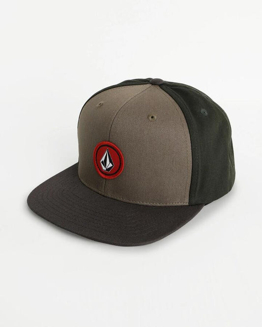 Image of Hats. Productname: volcom Boys 8-16 Quarter Twill Cap Surplus - in Surplus colour by brand - Volcom
