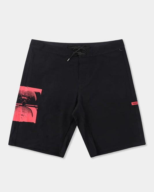 Image of Swimwear. Productname: former Mens Crux 20" Boardshorts Black - in Black colour by brand - Former