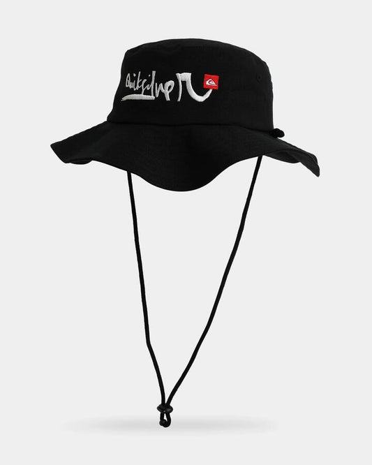 Image of Accessories. Productname: quiksilver Mens Yg Bushmaster Boonie Black - in Black colour by brand - Quiksilver