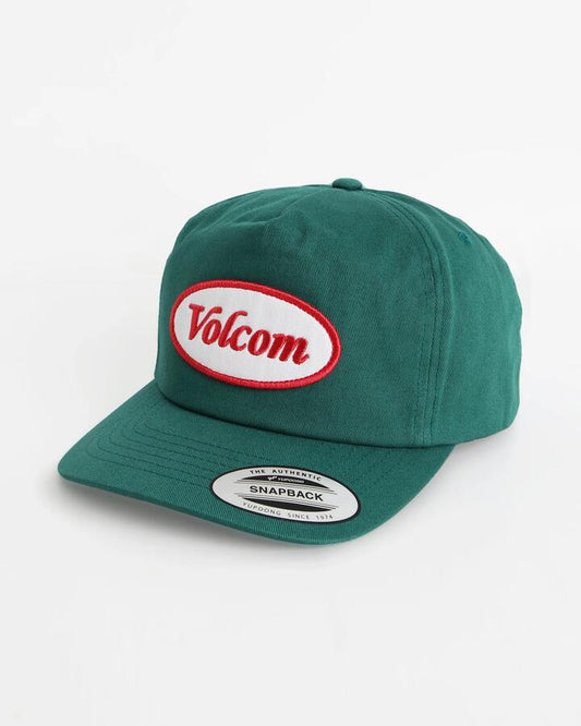 Image of Hats. Productname: volcom Mens Petrolstone Adj Cap Rifle Green - in Rifle Green colour by brand - Volcom