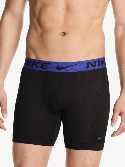 Image of Lingerie. Productname: Nike Underwear Men's Underwear ADV Micro Boxer Brief (3 Pack) in Black colour by brand - Nike Underwear