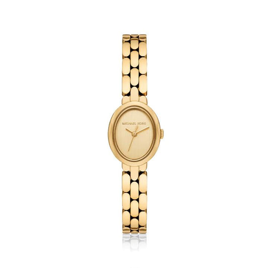 Image of Watches. Productname: Michael Kors Maude Gold Tone Watch MK4955 in Watch colour by brand - Bevilles
