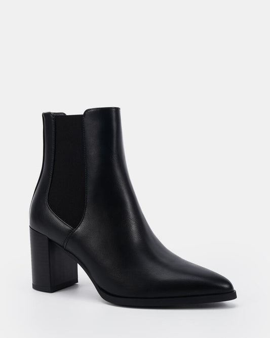 Image of Boots. Productname: Kaia: Black - Women's Boot High Heel in Black colour by brand - Novo