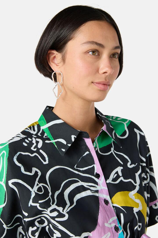 Image of Earrings. Productname: Linked Up Earring in Silver colour by brand - Gorman