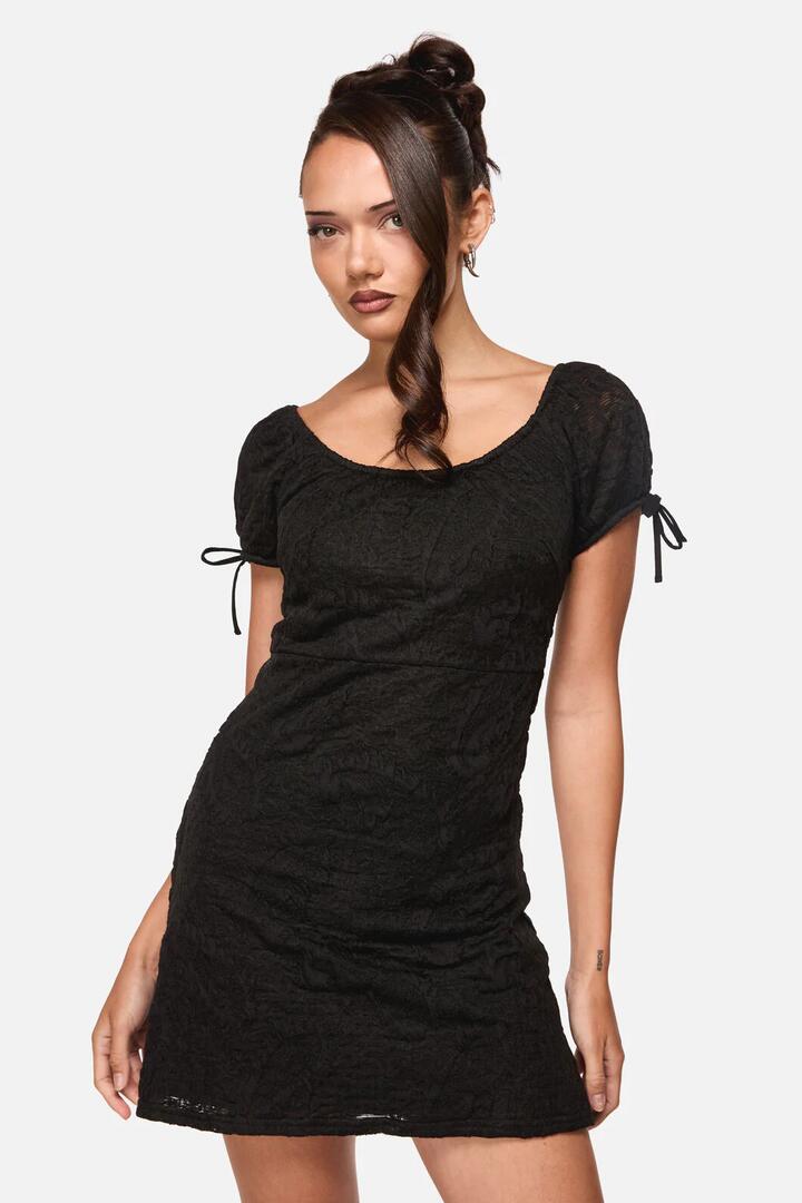Image of Dresses. Productname: Altar Lace Goth Mini Dress in Black colour by brand - Black Friday