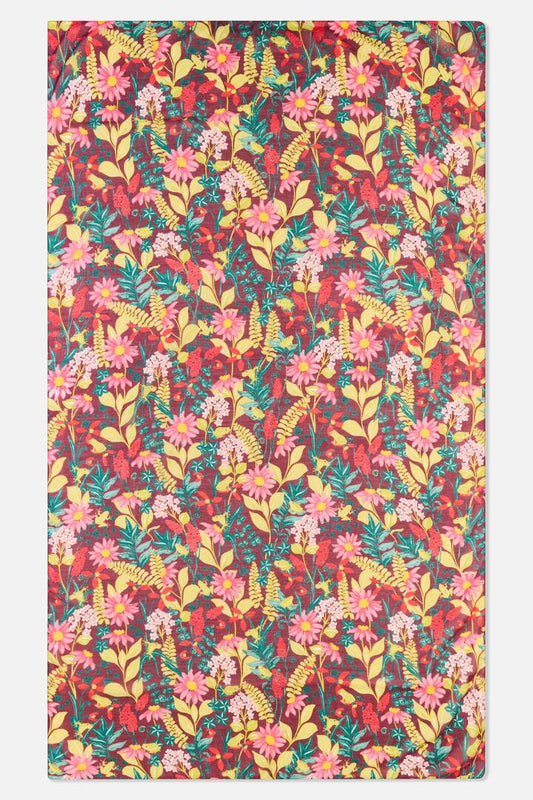 Image of Scarves & Shawls. Productname: Tiana Tree Frog Soft Scarf in Burgundy colour by brand - Princess Highway