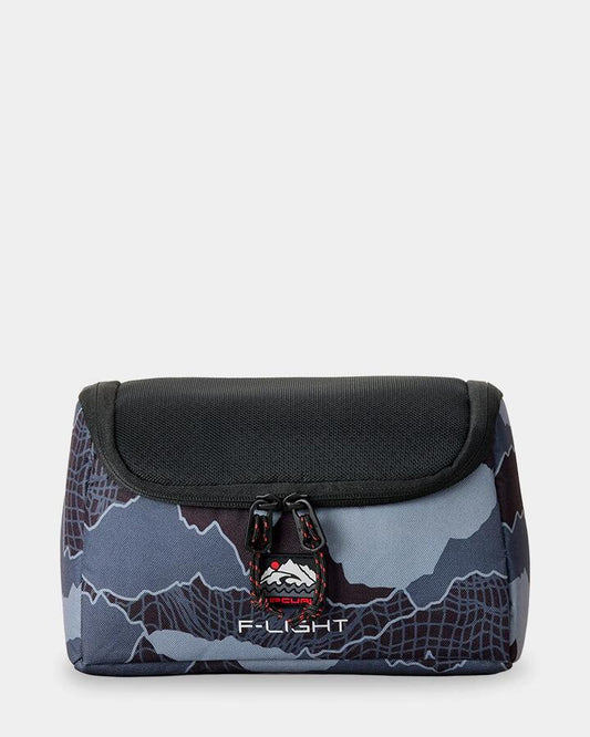 Image of Bags. Productname: rip Curl F-Light Search Camo Toiletry Bag Black/Grey - in Black/Grey colour by brand - rip Curl