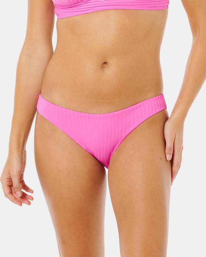 Image of Swimwear. Productname: rip Curl Womens Premium Surf Cheeky Bikini Bottom Super Pink - in Super Pink colour by brand - rip Curl