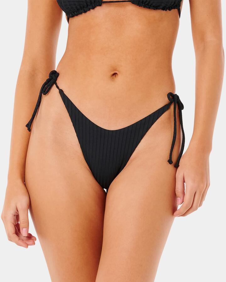 Image of Swimwear. Productname: rip Curl Womens Premium Surf Bare Side Tie Bikini Bottom Black - in Black colour by brand - rip Curl
