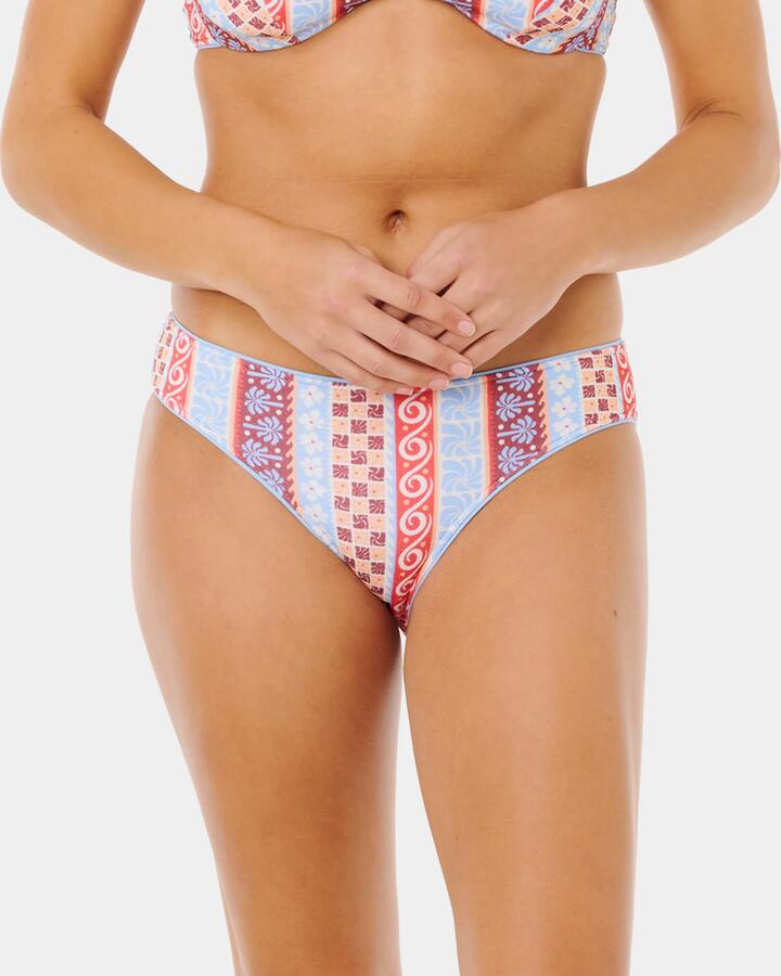Image of Swimwear. Productname: rip Curl Womens Coastal Instinct Full Coverage Bikini Bottom Multico - in Multico colour by brand - rip Curl