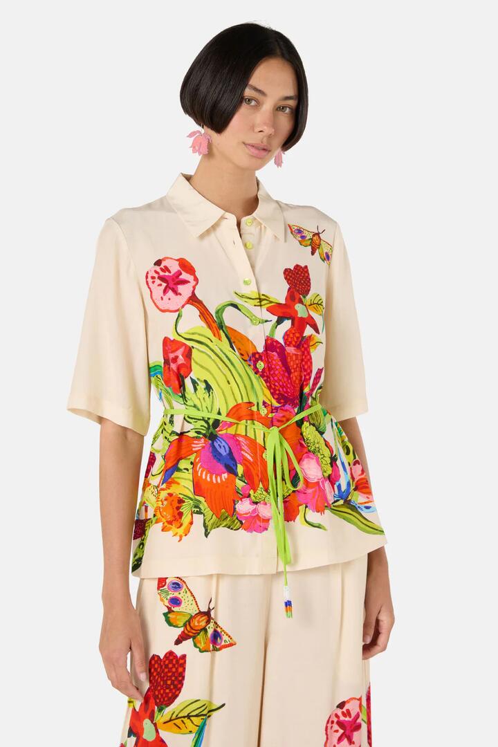 Image of Shirts. Product name - Elara Print Shirt in Print colour by brand - Gorman