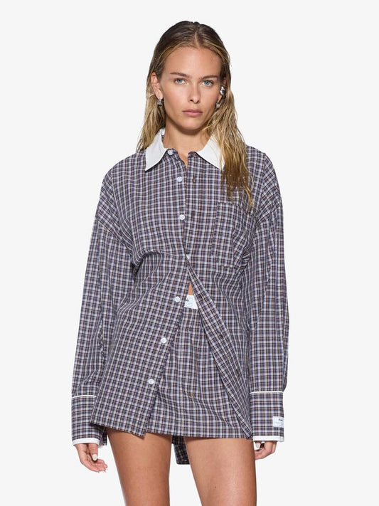 Image of Shirts. Productname: Ksubi Astra Ls Shirt in White Plaid colour by brand - Ksubi