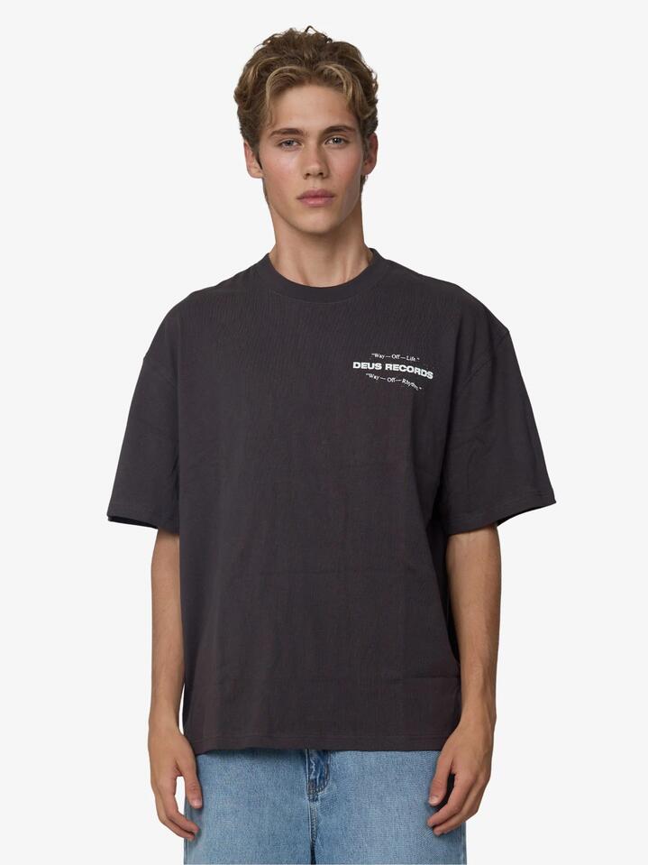 Image of T-Shirts. Productname: Deus Voodoot Rehey Otphtmio Tne E1 in Anthracite colour by brand - Deus