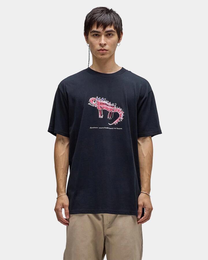 Image of T-Shirts. Productname: former Mens Adole T-Shirt Black - in Black colour by brand - Former