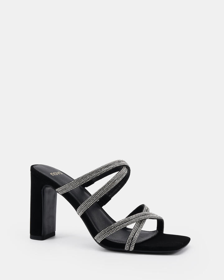 Image of Heels. Productname: Paityn: Black - Women's Novo Evening in Black colour by brand - Novo