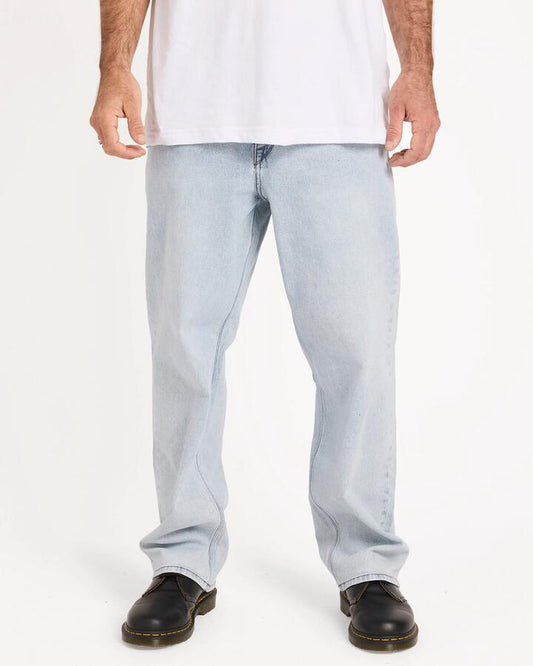 Image of Jeans. Productname: volcom Mens Billow Denim Jeans Desert Dirt Indigo - in Desert Dirt Indigo colour by brand - Volcom
