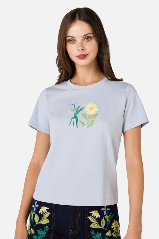 Image of T-Shirts. Product name - Tree Frog Printed Tee in Blue colour by brand - Princess Highway