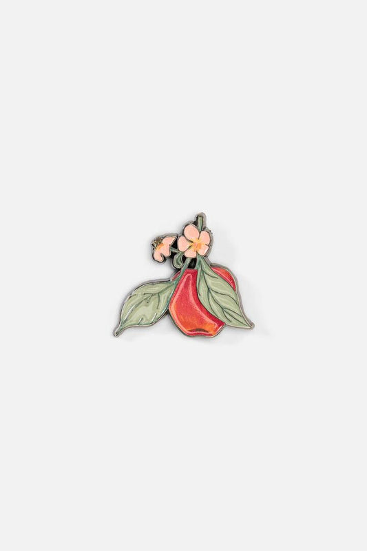 Image of Jewelry. Productname: Apple Blossom Pin in Red colour by brand - Princess Highway