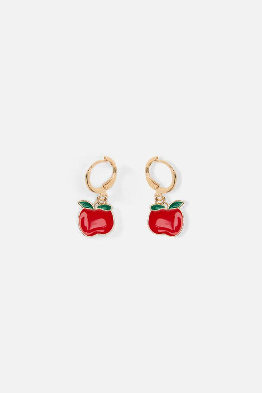 Image of Earrings. Productname: Apple Sleeper Earrings in Red colour by brand - Princess Highway