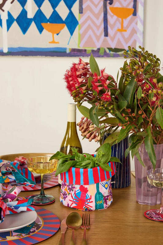 Image of Others. Productname: Le Pique-Nique Planter Small in Print colour by brand - Gorman