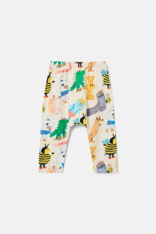 Image of a model wearing Pants. Productname: Believe Baby Legging in Cream colour by brand - Gorman