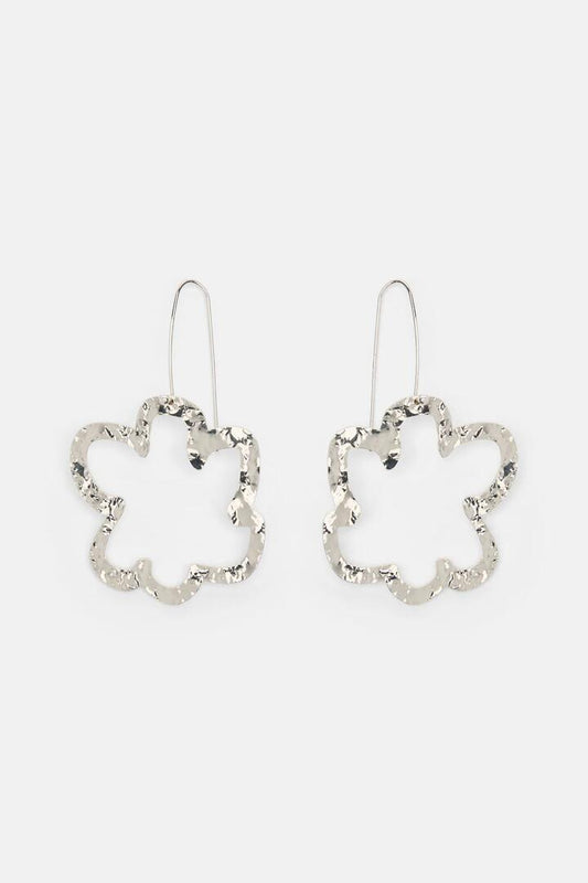 Image of Earrings. Productname: Mega Daisy Earrings Silver in Silver colour by brand - Gorman