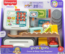Image of Toys. Product name - Fisher-Price Toddler Learning Toy Laugh & Learn Count & Shop Cash Register in colour by brand - Toymate