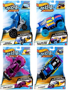 Image of Toy Cars. Product name - Hot Wheels Let's Race Power Activate in colour by brand - Hot Wheels
