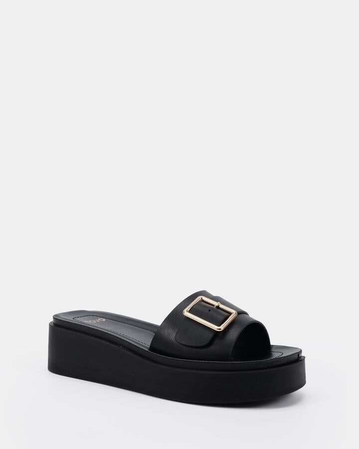 Image of Boots. Productname: Beatific: Black - Women's Wedge in Black colour by brand - Novo