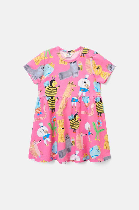 Image of Dresses. Productname: Believe Baby Dress in Pink colour by brand - Gorman