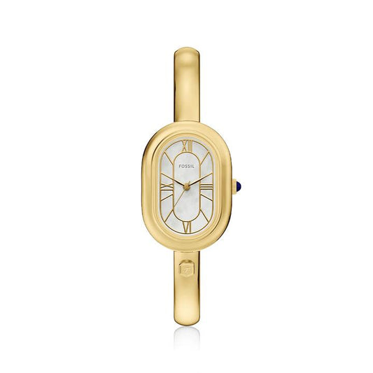 Image of Watches. Productname: Fossil Sloan Gold Tone Watch ES5444 in Watch colour by brand - Fossil