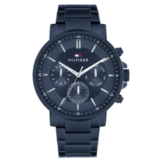 Image of Watches. Productname: Tommy Hilfiger Tyson Multifunction Blue Watch 1710705 in Watch colour by brand - Tommy Hilfiger