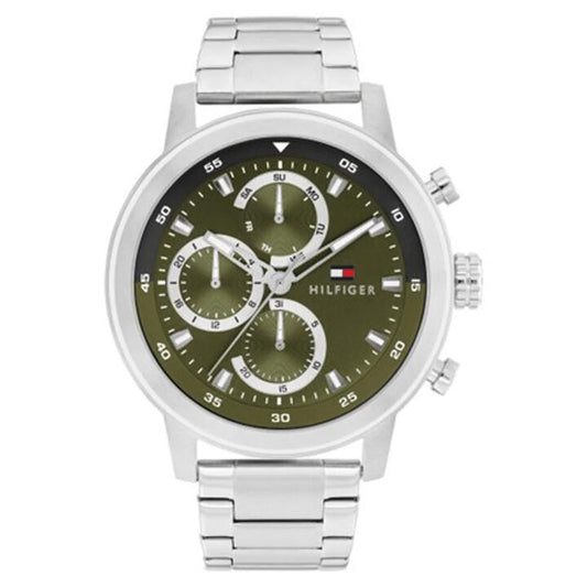 Image of Watches. Productname: Tommy Hilfiger Rocky Multifunction Silver Tone Watch 1792180 in Watch colour by brand - Tommy Hilfiger