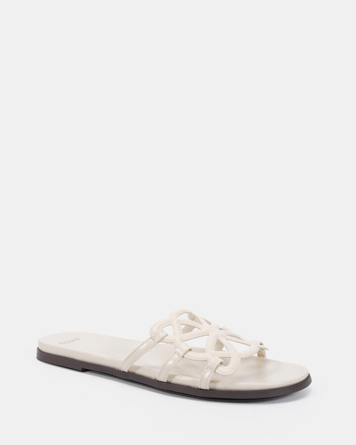 Image of Sandals. Productname: Sensation: White - Women's Thongs in Multi colour by brand - Novo