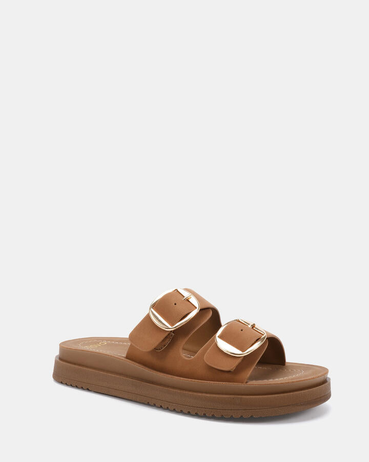 Image of Sandals. Productname: Stone: Caramel - Women's Thongs in Caramel colour by brand - Novo