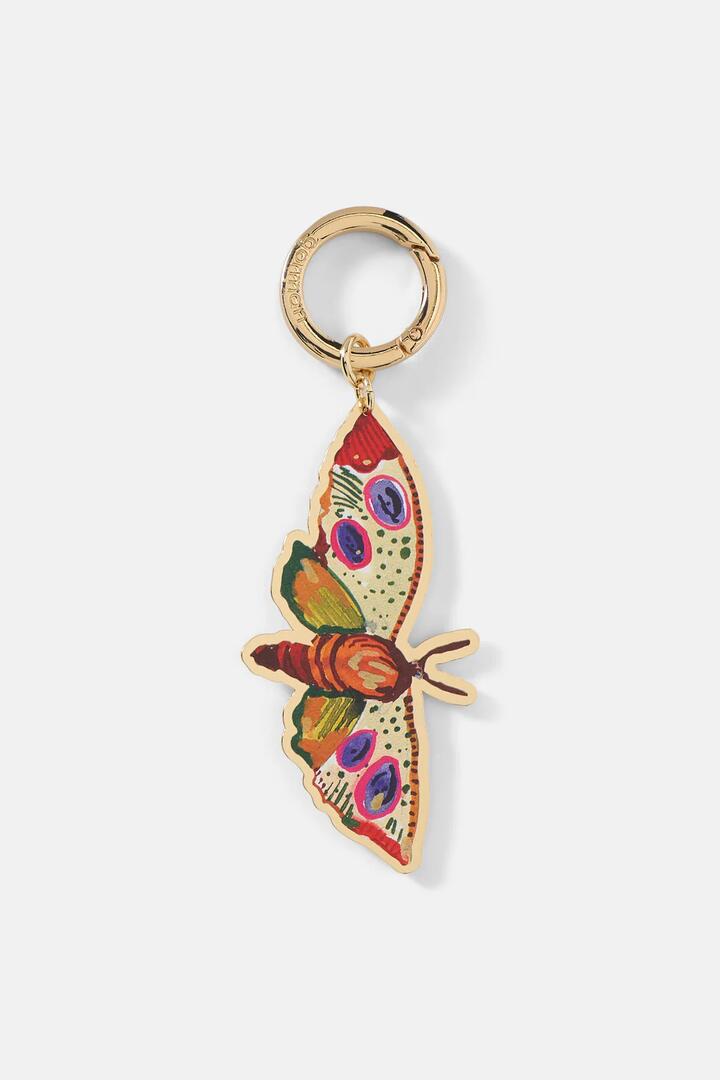 Image of Jewelry. Productname: Elara Moth Keyring in Multi colour by brand - Gorman