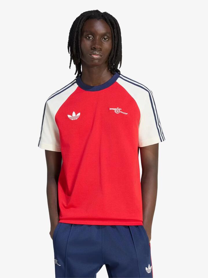 Image of T-Shirts. Productname: Adidas Arsenal FC Original T-Shirt in Better Scarlet/Off White colour by brand - Adidas