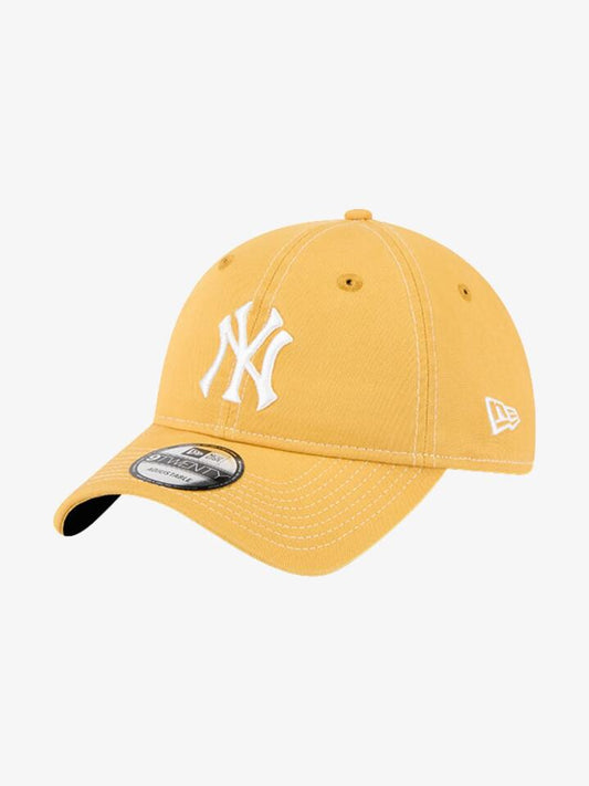 Image of Hats. Productname: New Era 9TWENTY NY Yankees Seasonal Packable Cap ONE SIZE Yellow Mustard in Yellow Mustard colour by brand - New Era