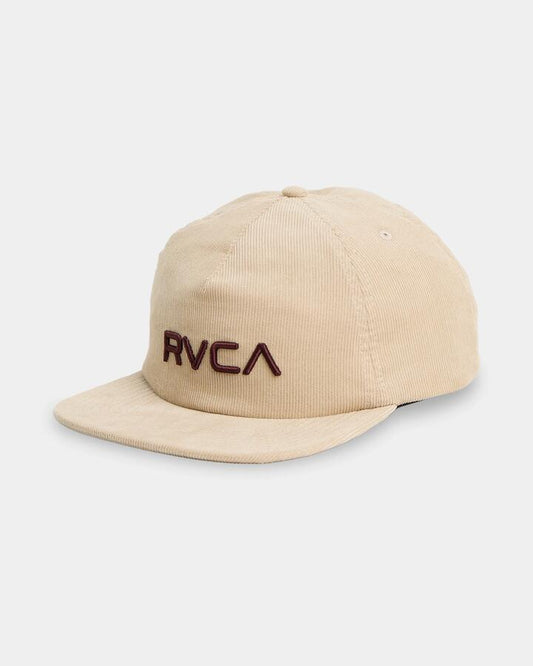 Image of Hats. Productname: rvca Mens Big Rvca Cord Cap Silver Bleach - in Silver Bleach colour by brand - Rvca