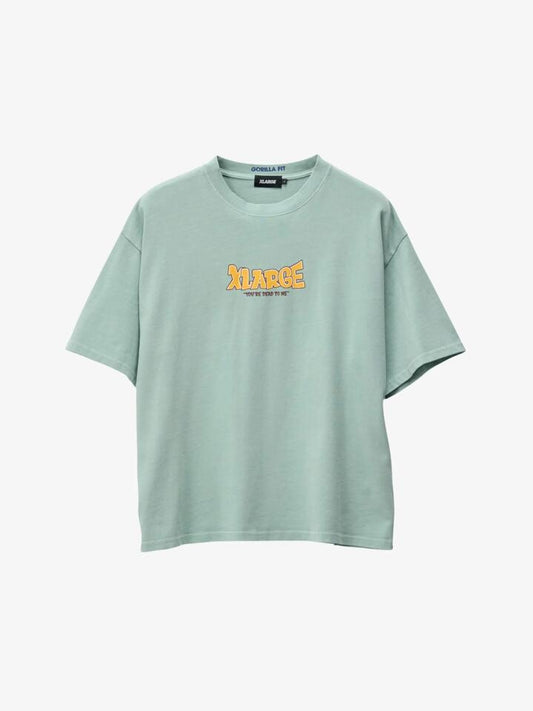 Image of T-Shirts. Productname: Xlarge Dead To Me Gorilla Fit Tee in Piggmist colour by brand - Xlarge